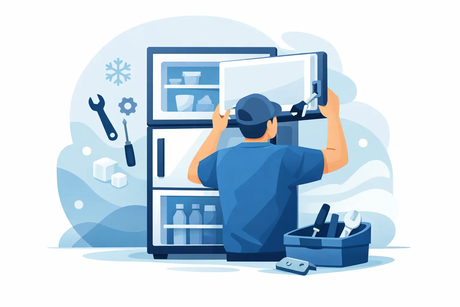 How to Fix Freezer Door in Fridge
