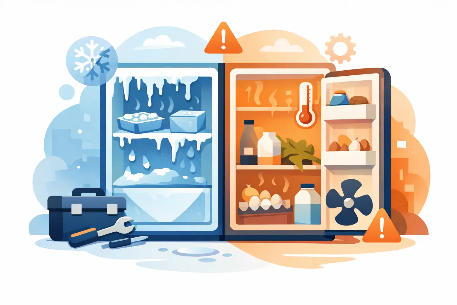 What Would Cause a Refrigerator and Freezer to Stop Getting Cold?
