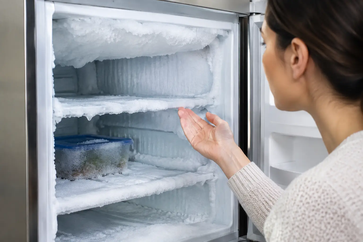 Why Your Freezer Builds Up Frost So Quickly